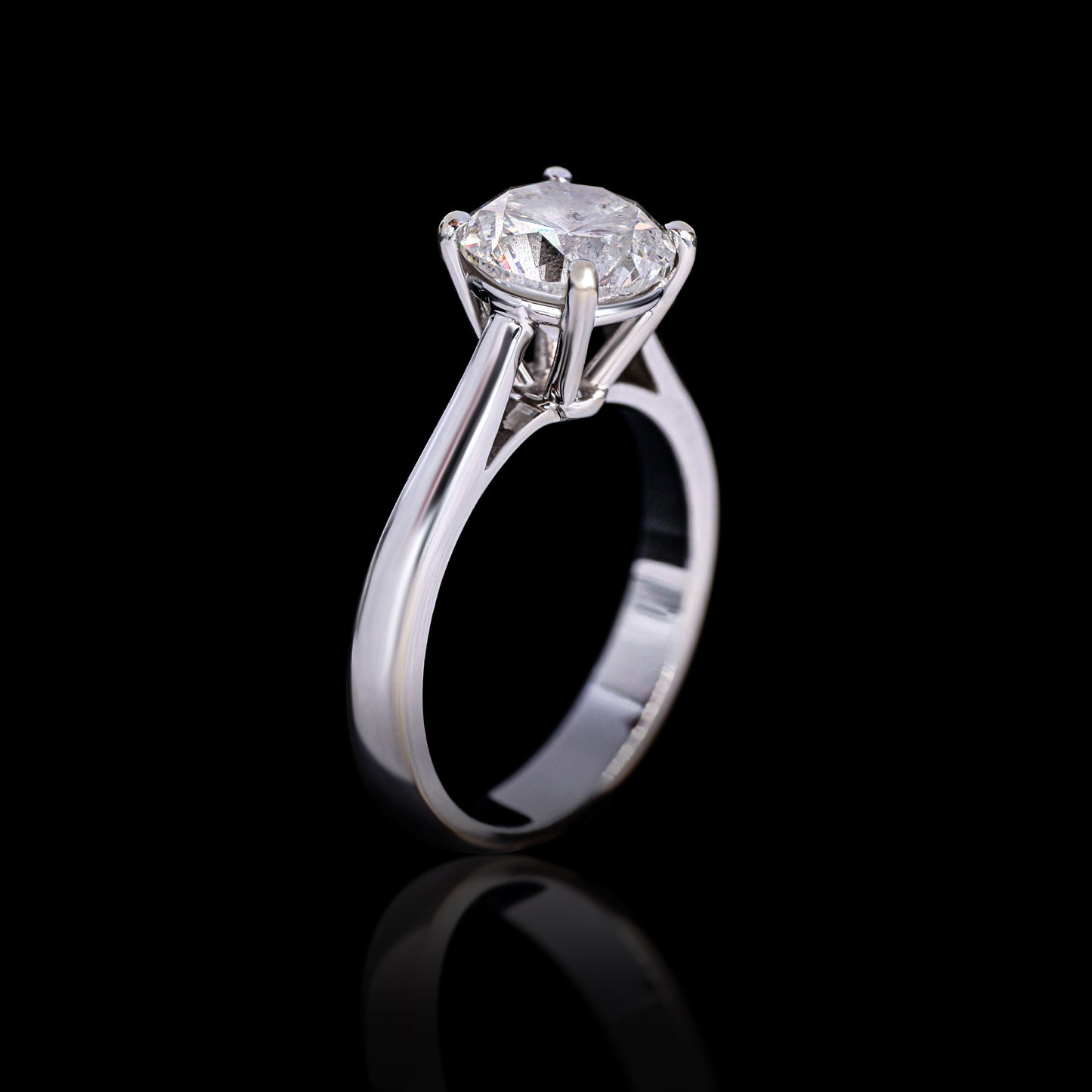 Tamar Engagement Ring — ring shown worn, handcrafted in Armenia