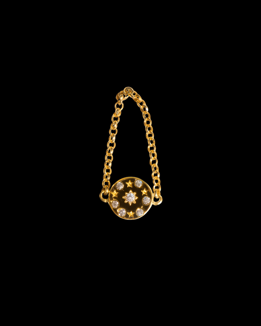 Aurora Ring in 14k solid gold or silver, handcrafted in Armenia by Nayiri Jewelry