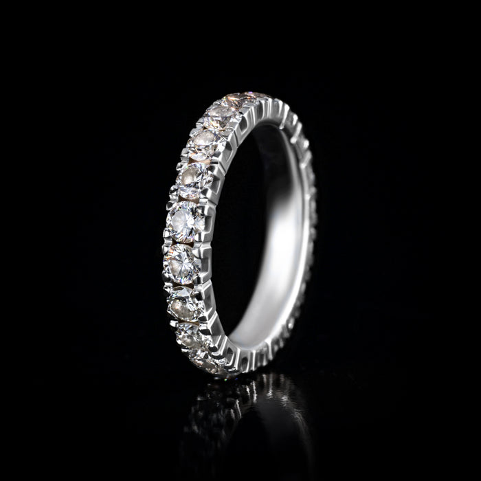 Vana diamond eternity wedding ring