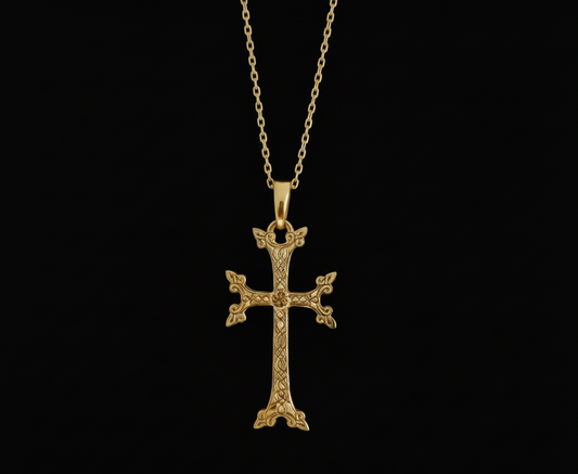 Armenian Cross Necklace Large