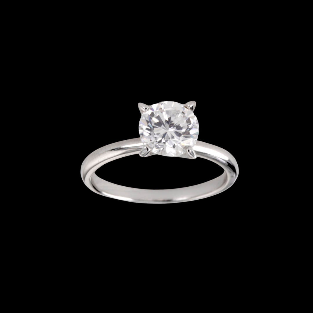 Tamar Engagement Ring in 14k solid gold, handcrafted in Armenia by Nayiri Jewelry