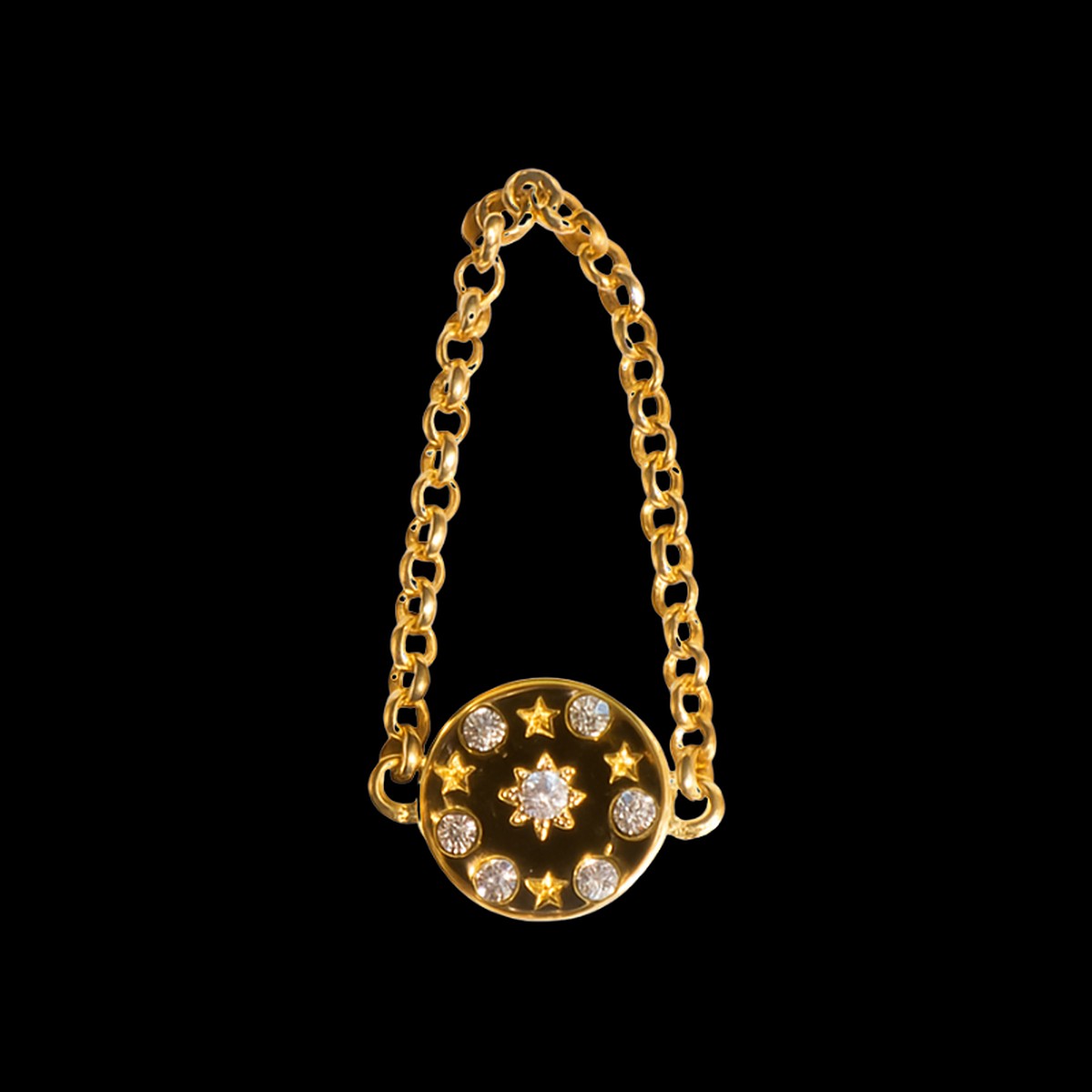 Aurora Ring in 14k solid gold, handcrafted in Armenia by Nayiri Jewelry